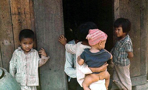 Kids at Cu Chi